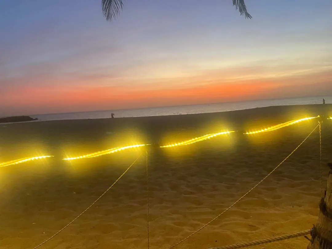 Plage de la Petite Côte au coucher du soleil