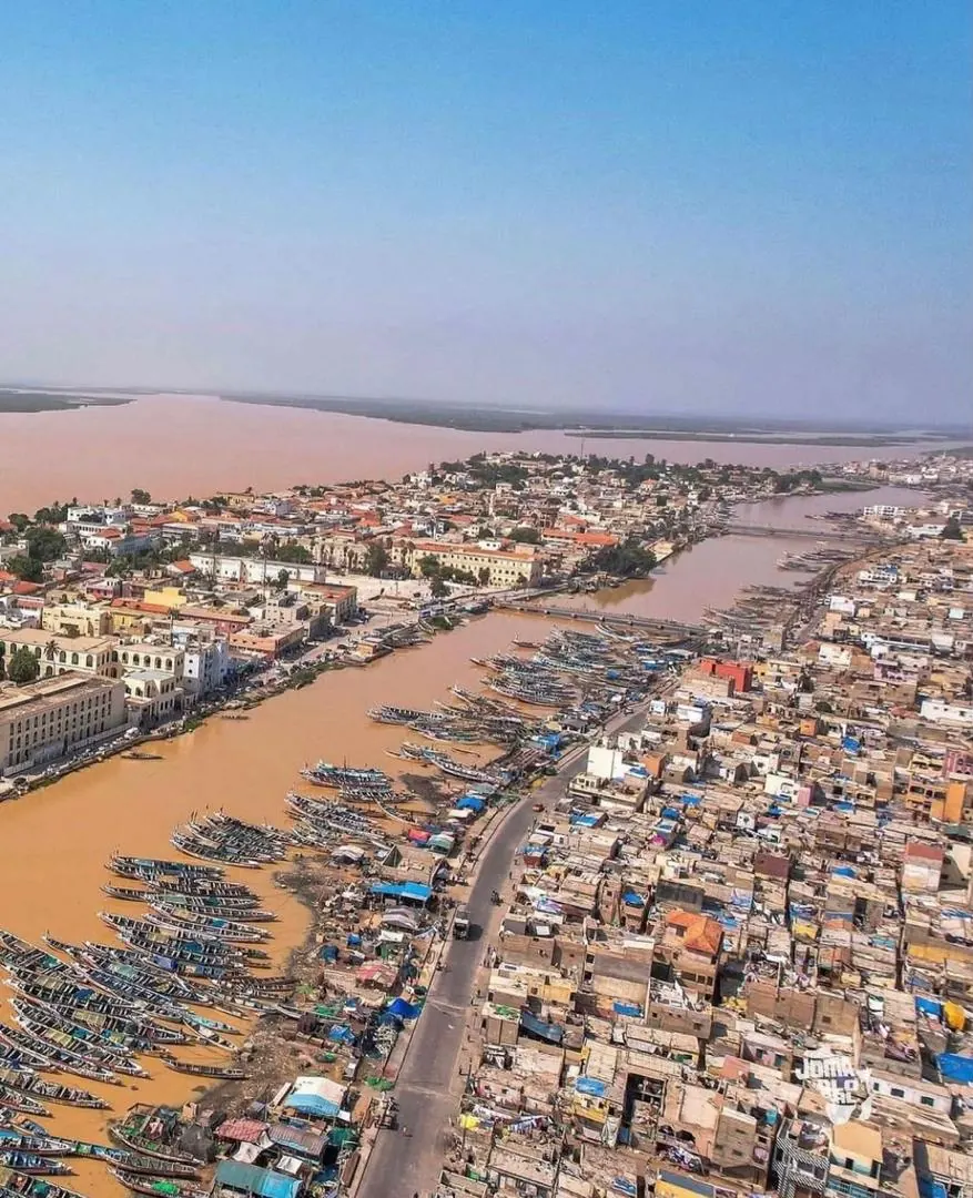 Aerial view of Saint-Louis