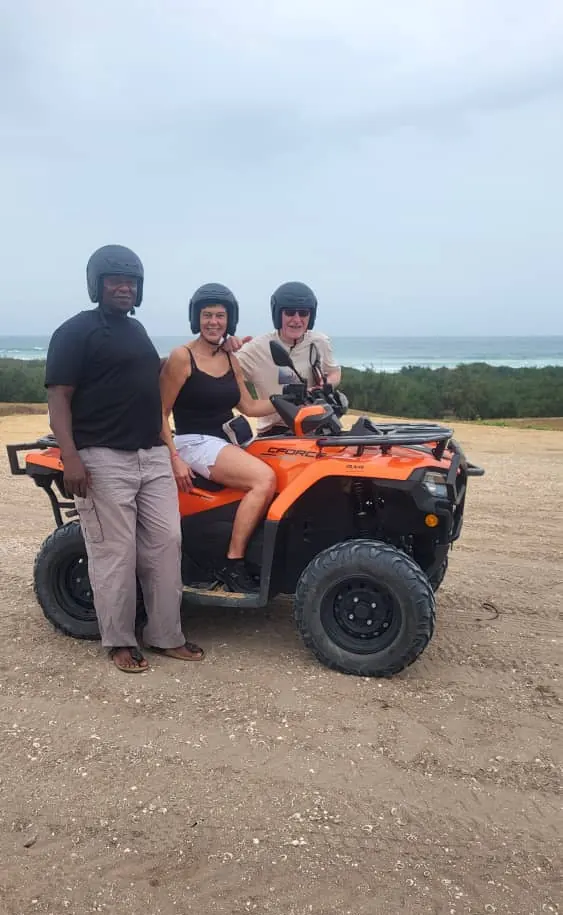 Quad face à la mer
