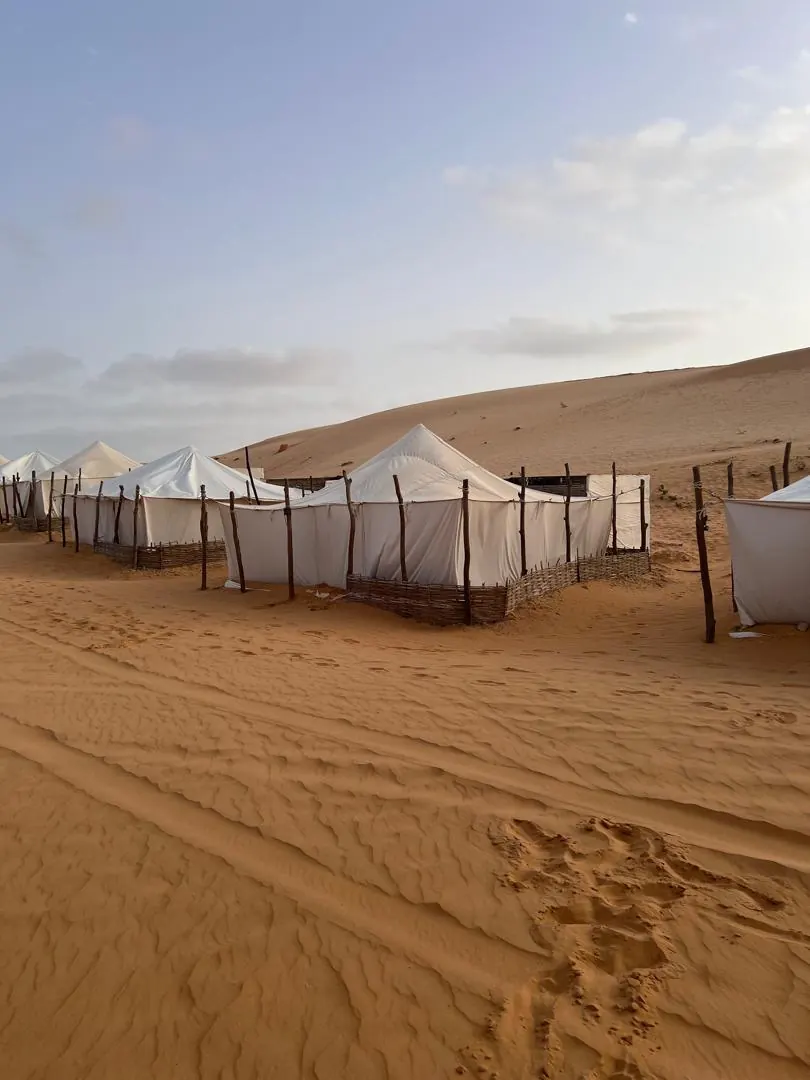 Tents at the Lompoul camp