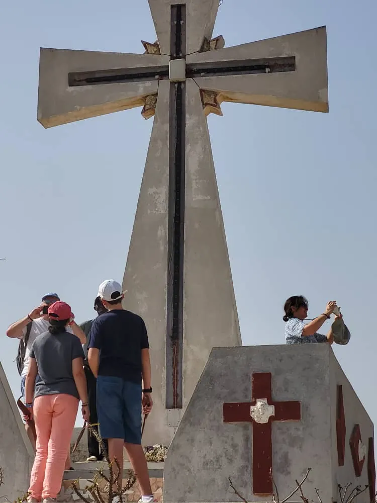 The great cross of the Fadiouth cemetery