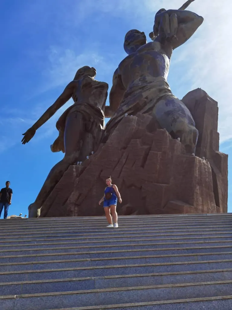 El Monumento del Renacimiento Africano en Dakar